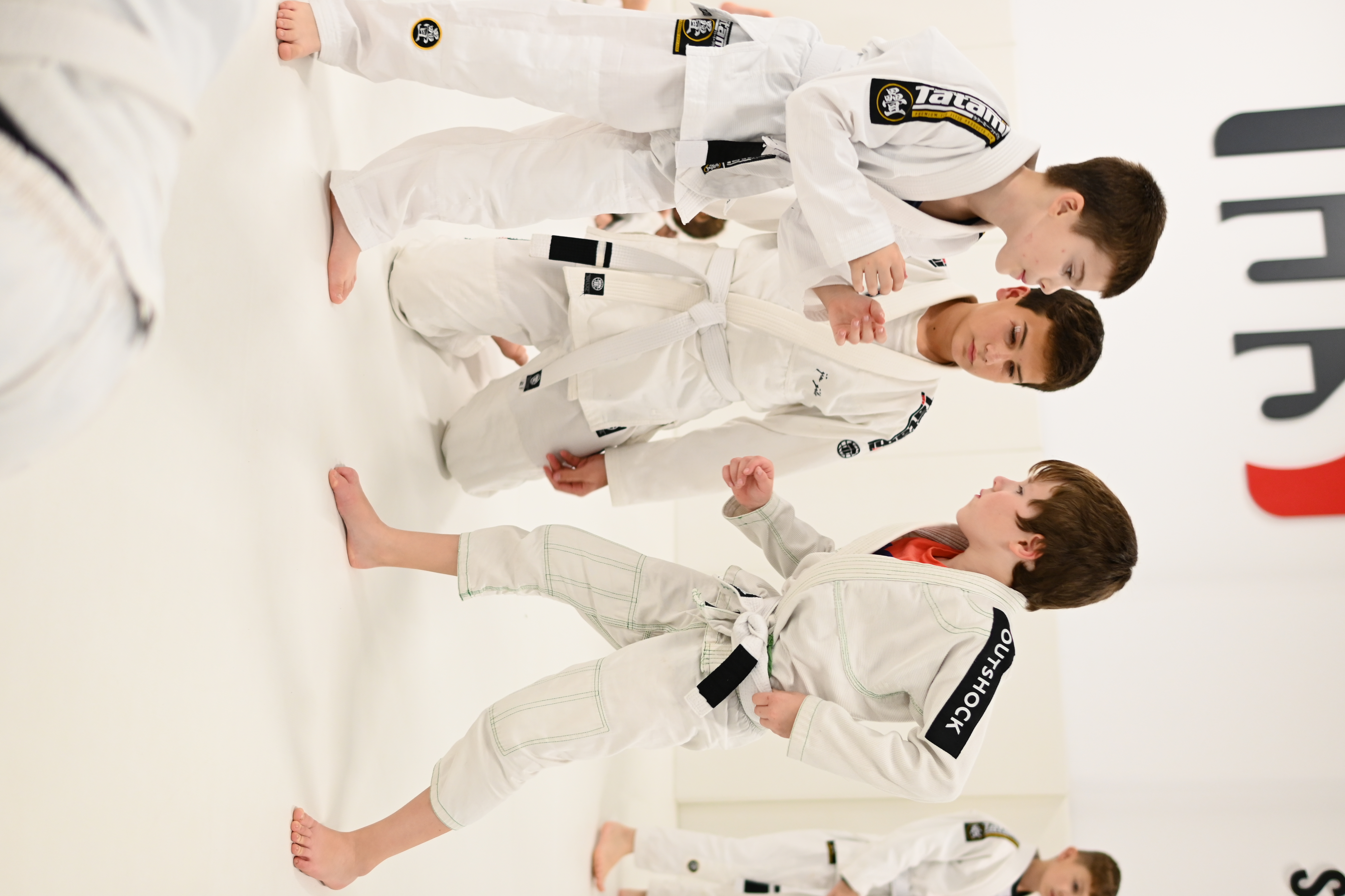 Kids stand-up sparring